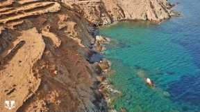 Santa Margarita Beach Drone Video Tinos