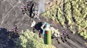 Horrifying Moment How Ukraine Drone Cripple 320 Russian Forces In Bakhmut